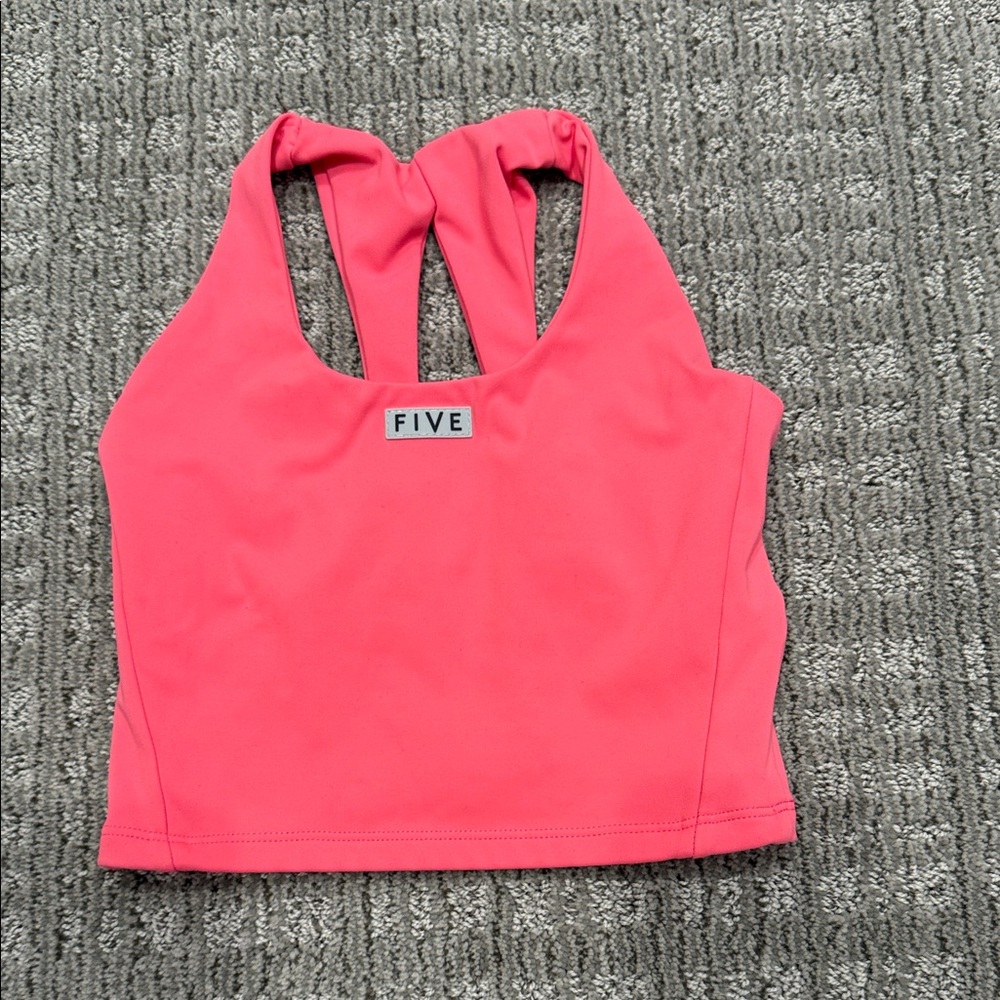 Pink Athletic Crop Top for dance